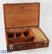 A large unnamed mahogany Fly Case 18.5