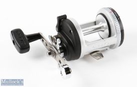 Greys G-Mag Seven Multiplier Reel in black and silver finish with side adjusters, check on/off