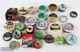 29x Spools of Tippet from 4lb to 15lb by Orvis, Kamasan, Berkley, Maxima
