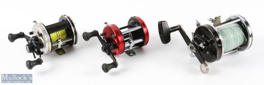ABU Ambassadeur 10000 CA multiplier Reel in black, counterbalance handle, runs smooth with overall