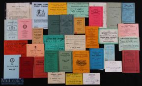 Large collection of club membership booklets and rule books inc Bayham Lake, Hatherleigh, London