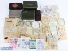 An interesting collection of Terminal Tackle and containers: 1x over 30 packs of cast packets from