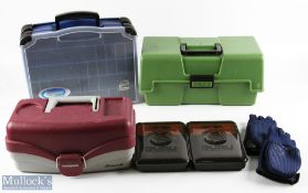 Collection of Fishing Tackle Boxes - Plano Tackle Systems Impact Series, double sided multi