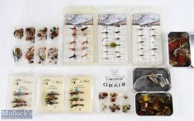A cornucopia of Fly Fishing Flies, comprising: 3x unused Dragon Tackle fly collections - Diawl