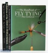 Fly Tying Books - to include the handbook to fly tying Peter Gathercole 1997, Imitations of the