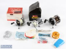 Mitchell 624 multiplier oversized counterbalance handle, very light use, runs well, with