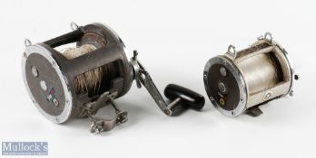 Daiwa Sealine 900H Big Game Multiplier Reel with check on/off mounting lugs (2 bent), black