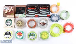 17x used Fly Lines by Masterlline, Vision, Abu, Courtland - of varying sizes and density