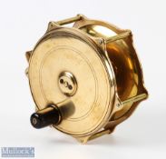 Unnamed Birmingham style brass salmon reel 4