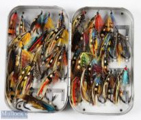 Hardy Alnwick fly tin by Richard Wheatley with Hardy badge to lid, 6