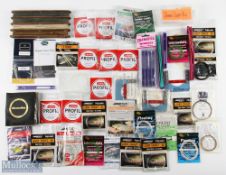 A collection of Terminal Tackle, comprising: Jean's loop kit and selection of trout and salmon