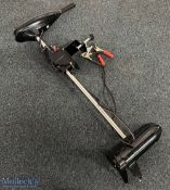 Shakespeare Electric 12 Volt Outboard Boat Motor, works off a 12volt car battery, with fixings in