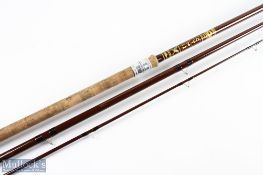 Bruce & Walker CTM 12 3 Piece Glass Fibre Float Rod in makers bag, light signs of use, otherwise