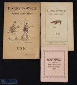 Harry Powell Fishing Tackle Maker Usk Catalogues - 3 assorted catalogues - from the 1930s-1950s
