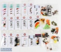 A large collection of new and used Trout Flies: 15x packs of trout river and reservoir flies, to