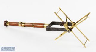 C Farlow fine Fishing Line Dryer/Winder, with brass fittings cranked handle with adjustable sized