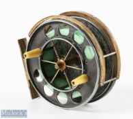 A rare Allcock's centre pin trotting reel 