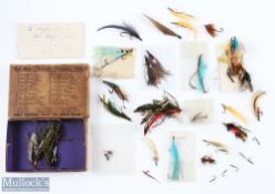 Quantity of Sea Trout Flies and Lures including some Hardy 'Kill Devils' in a Hardy box.