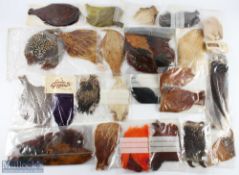 16x mixed hen and cock capes to include jungle cock, grizzly and dyed