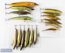 A collection of pike lures x16