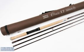 Shakespeare Oracle XT Gary Scott carbon salmon rod 12' 4pc line 8#, 22