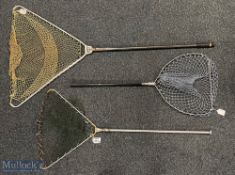 3x Assorted Hardy Folding Landing Nets G