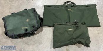 Wychwood Canvas Fishing Bags: to include a Salmon cool catch bag 95cm x 45cm, a smaller catch bag