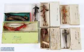 A collection of Artificial Baits, made up of the following: Hardy prawn tackle, boxed; Hardy