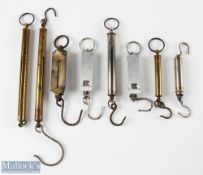 Collection of 8x Salter, Little Samson and Portia (USA) Pocket and Spring Balance from 4lb-15lb,