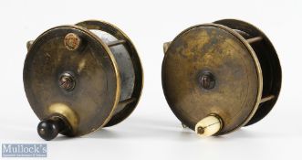 Farlows brass and alloy reel 4 1/8