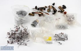 Fishing Rod Accessories, a mixed lot of new and used spare parts, to include agate rod rings wadding