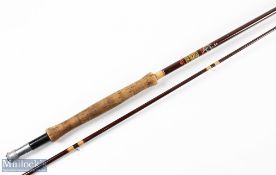 Hardy Fibalite Perfection 10' 2 Piece Trout Fly Rod line #6/7, overall good used condition