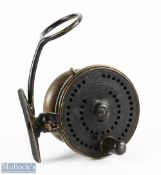 Malloch Sidecaster Variant Reel Retailed by C Farlow, 10 Charles Street - rear back dia. 4
