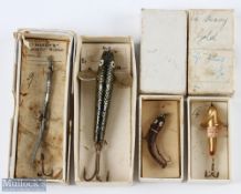 A collection of Hardy Artificial Baits, made up of: Sylph Minnow 1.5