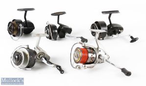 A collection of reels, all with good bail and smooth running: Mitchell 300 style half bail LHW;