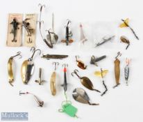 22x Assorted Lures and Spinners inc makers Graham of Cockermouth, Carter & Co, Mills inc Hog Back
