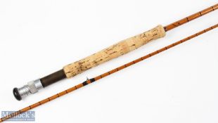 J R Robertson Newcastle hand built split cane fly rod 9' 6