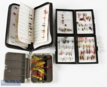 A collection of Fly Cases with Flies, as follows: Devlin box with Welsh Sewin fly collection; Devlin
