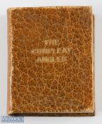 1900 The Compleat Angler Izaak Walton Miniature Oxford thumb publication - 1st miniature edition