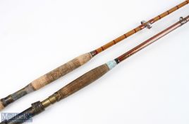 Unusual Allcocks split cane sea rod 6' 9