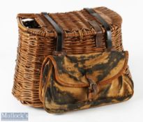 Wicker creel with unusual lid 6