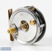 Interesting R Heaton alloy fly reel, 3