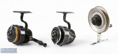 S E Cooke 'Longcast' Side Cast Reel with twisting foot, with S Allcock and Co 'The Superb' in LHW