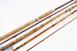 Unnamed refurbished split cane pike rod 10' 2pc, 28