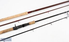 Allen Riddell custom corner J BS 2008-01 carbon spinning rod 21 inch handle with Darren locking Fuji