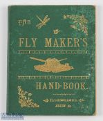 An Angler, The Fly Makers Handbook Illustrated - has some slight worm damage to front cover and