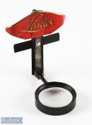 Period Vest Magnifying Glass: a quality made brass lacquered fishing tool, that looks like a Hardy