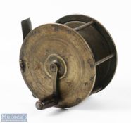 Mid 19th Century Brass Crank Wind 3.5