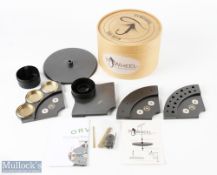 Orvis Fly Tying Wheel/Tywheel - with various attachments, instructions and maker's box, appears G