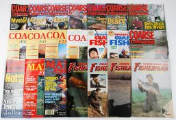 1980-1990s Coarse Fishing magazines: a mixed selection to include magazines of Fisherman's Weekly,
